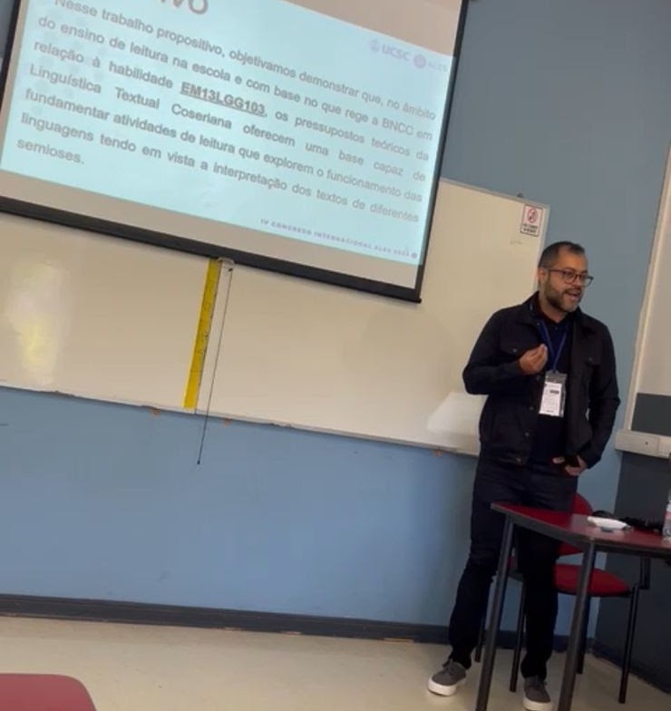 Prof. Héberton Mendes no IV Congreso Internacional ALES 2023 no Chile